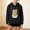 A4-Black, variant on Pet Pouch Hoodie Womens Dog and Cat Carrier Hoodie Loose Fit Casual Long Sleeve Pullover with Zipper Pouch Adjustable Opening Winter Tops for Women Cute Graphic Hooded Sweatshirt