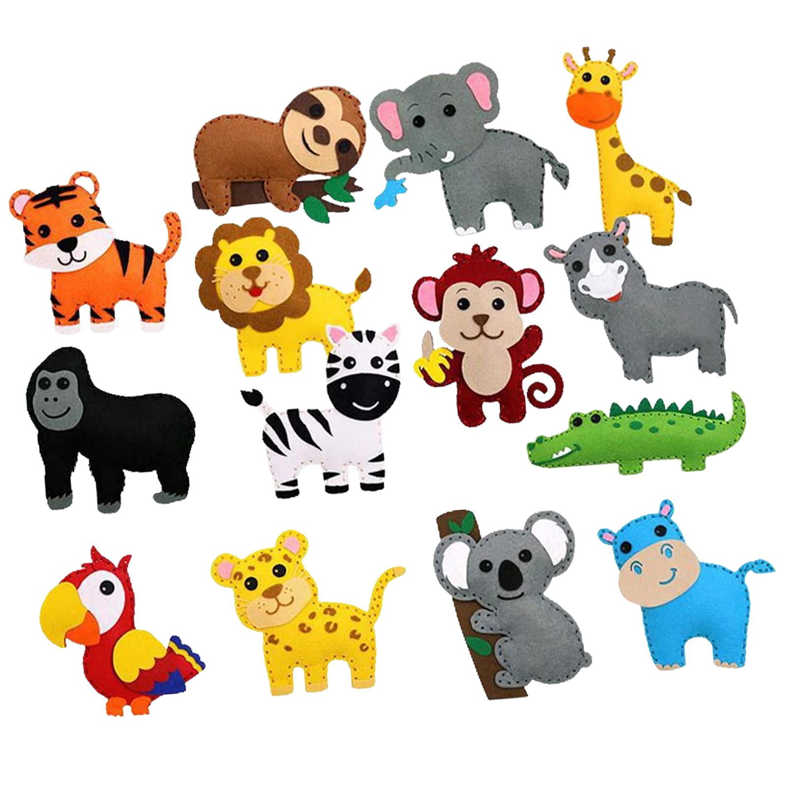 Zoo Pals Foam Craft Kits for Kids Crafts for Kids Ages 4-8 Animal Art Party  Favors Jungle Craft Activities for Kids Ages 4-8 Kids Activities Arts and