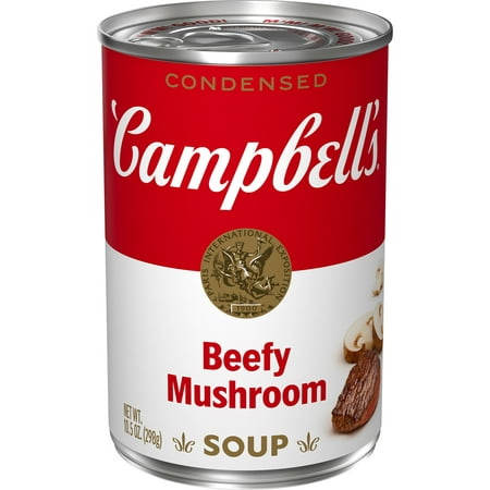 Campbell's Condensed Beefy Mushroom Soup, 10.5 Ounce Can
