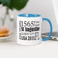 thumbnail image 3 of CafePress - St Augustine 450 Years Mugs - 11 oz Ceramic Mug - Novelty Coffee Tea Cup, 3 of 4