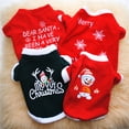 thumbnail image 2 of Ropa cálida de invierno para perros, ropa de vellón suave para mascotas, abrigo navideño para perros, chaqueta de Año Nuevo, ropa para perros chihuahua, ropa para mascotas, ropa para cachorros, 2 of 5