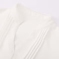 thumbnail image 5 of Dirndl Blouse for Girls Puff Sleeve Oktoberfest V Neck Button Front Lace Crop Blouse Bavarian (7-14y), 5 of 8