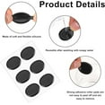 thumbnail image 3 of 48 PCS Drum Gel Pads, Moon Gel for Drums Dampeners Gels Drum Silencer Pads Soft Drum Dampeners Drum Dots for Drums Cymbals Control, Drum Damper Gel Pads Drum Muffler Drum (Black), 3 of 6