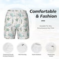 thumbnail image 5 of Lsque Mens Swim Trunks Whale And Turtle Pattern - Bathing Suit Compression Liner - Beach Swim Shorts Swimwear - (S-3XL) - Stretch Quick Dry -XX-Large, 5 of 9