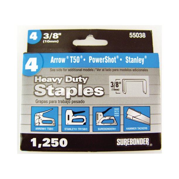 Surebonder HeavyDuty Staples, 3/8"