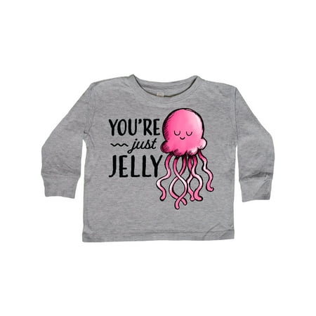 

Inktastic You re Just Jelly with Pink Jellyfish Gift Toddler Boy or Toddler Girl Long Sleeve T-Shirt