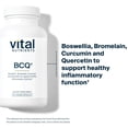 thumbnail image 3 of Vital Nutrients BCQ | Vegan Boswellia, Bromelain, Curcumin & Quercetin Supplement | Joint Support Supplement | Supports Sinus & Digestive Health | Gluten, Dairy, Soy Free | 120 Capsules, 3 of 6