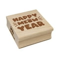 thumbnail image 1 of Happy Meow New Year Cat Funny Square Rubber Stamp Stamping Scrapbooking Crafting - Large 2.75in, 1 of 7