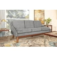 thumbnail image 2 of Office Star Products Davenport Sofa in Charcoal Fabric with Coffee Legs K/D, 2 of 7
