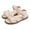 Pink, variant on XASZHN Girls Sandals for Toddlers Soft Sole Glitter PU with Flower Weaving Design Casual Summer Shoes for Baby to Ages 1 6 Years Toddler Sandals for Outdoor Play White 30