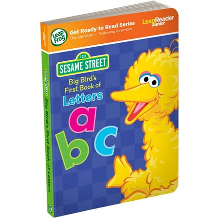 LeapFrog LeapReader Junior Book: Sesame Street Big Bird's First Book of Letters (works with Tag Junior)