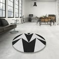 thumbnail image 3 of Ahgly Company Indoor Rectangle Patterned Midnight Gray Area Rugs, 8' x 10', 3 of 6