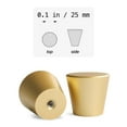 thumbnail image 5 of William 1 in. (25 mm) Brushed Solid Brass Gold Round Cabinet Knob (5-Pack), 5 of 8