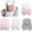 Style#03, variant on Dalrosia 4PCS Newborn Baby Caps for Baby Girls Baby Hats Scratch Soft Hospital Hat Infant Hats with Bow