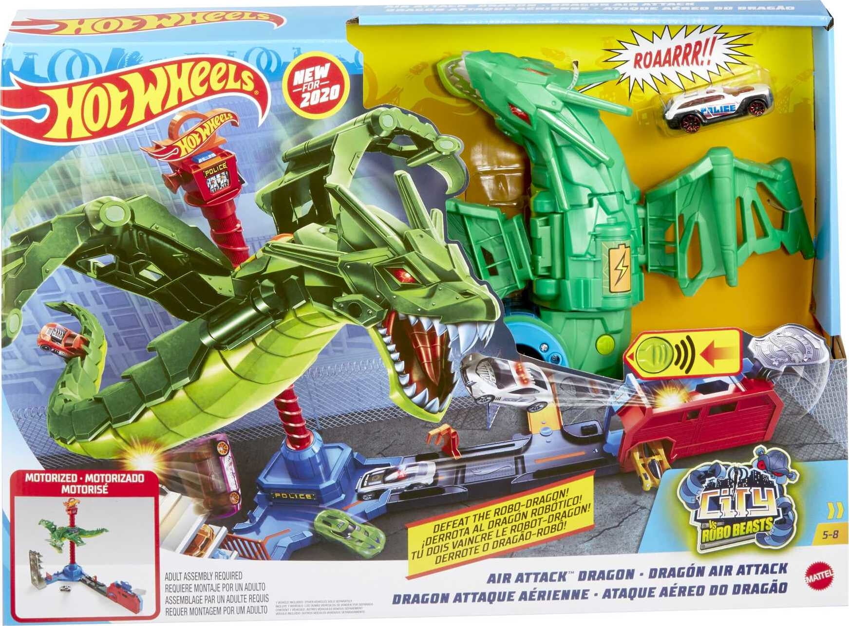  Hot Wheels Air Attack Dragon, Play Set : Toys & Games