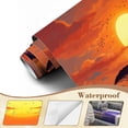 thumbnail image 4 of Wallpaper Serene Sunset African Savannah Acacia Trees River Peel and Stick Wall Murals 100"H x 144"W Removable PVC Wall Paper Self-Adhesive Wall Paintings Art Decor for Bedroom Living Room, 4 of 7
