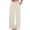 Beige, variant on Wide Leg Pants for Women Stretchy High Waisted Palazzo Yoga Pants Summer Casual Solid Lightweight Trousers, Brick Red, Size 2XL