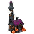 thumbnail image 6 of Northlight LED Lighted Haunted House Halloween Village Decoration - 11.75", 6 of 11