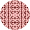 thumbnail image 1 of Ahgly Company Machine Washable Indoor Round Transitional Grapefruit Red Area Rugs, 5' Round, 1 of 7