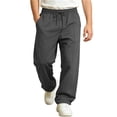 thumbnail image 4 of Miqool Boys Baggy Sweatpants Fleece Elastic Waist Drawstring Casual Wide Leg Pants with Pockets for Workout Athletic, 4 of 8