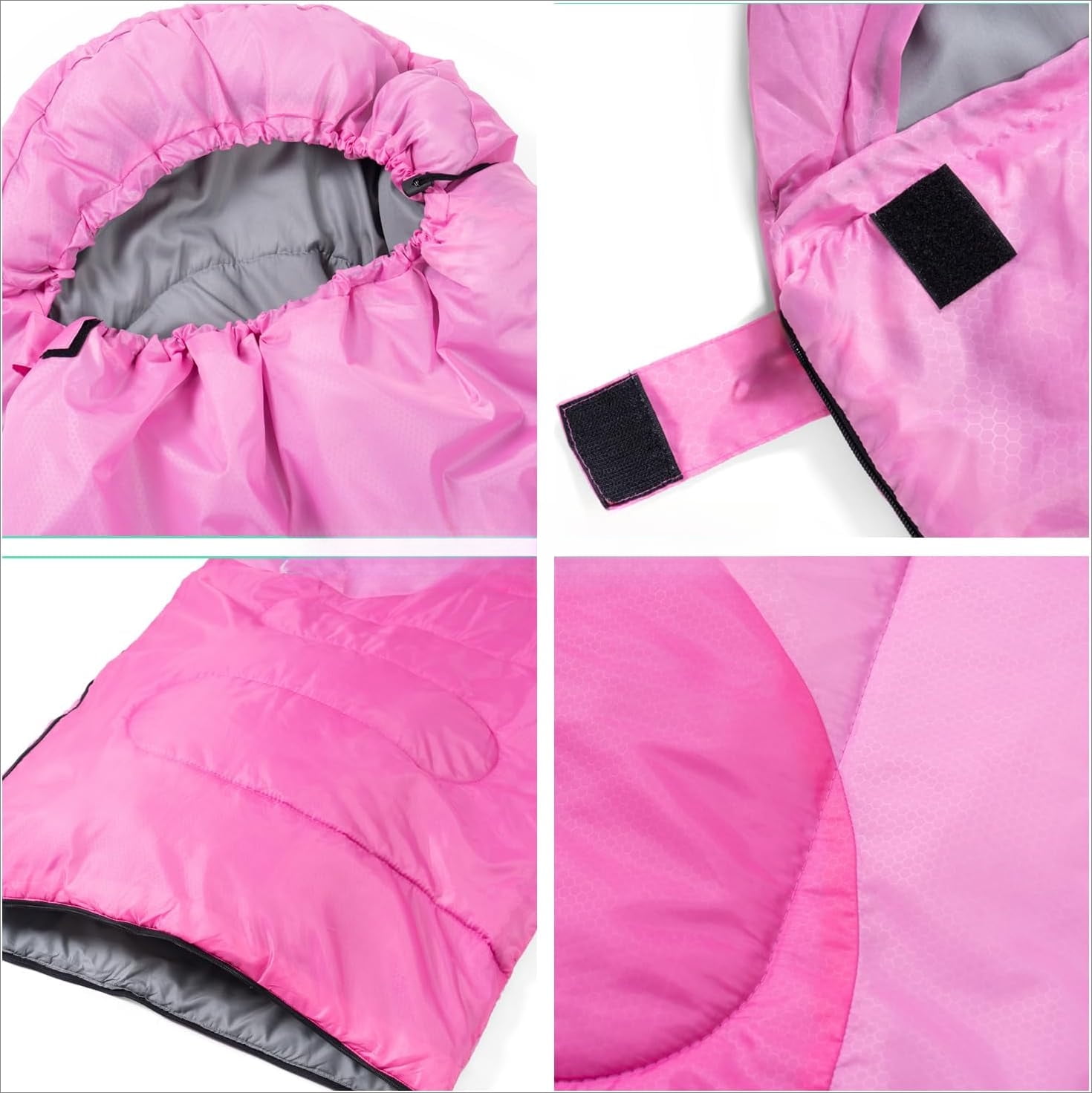 Sleeping Bag  Seasons Suitable for Adult Boys and Girls Camping and Hiking - Warm and Cold Weather Light Poop Carrying Compression Bag Suitable for Spring, Summer, Autumn, and Winter Backpacking Tra