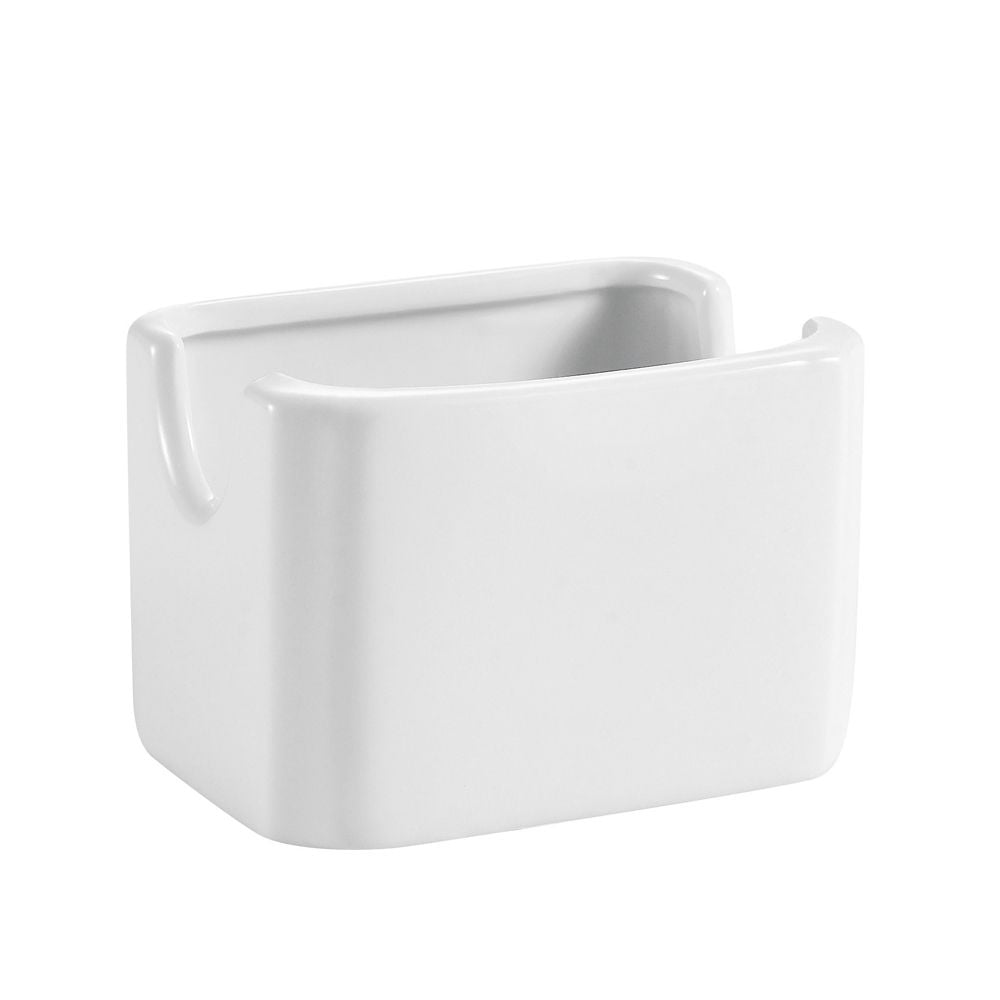 Sugar Packet Holder Super White 3 1/2", Porcelain, Super White