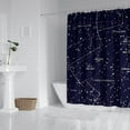 thumbnail image 3 of Starry Night Shower Curtain Galaxy Space Bathroom Decor Waterproof 84x72 Inch Nebula Cosmic Celestial Design Fade-Resistant with Metal Grommets, 3 of 5