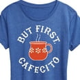 thumbnail image 3 of Instant Message - But First, Cafecito - Women's Short Sleeve Graphic T-Shirt, 3 of 6