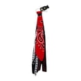 thumbnail image 3 of Puños genéricos para manillar de motocicleta, cintas, fáciles de usar, diseño único, accesorios negro rojo, 3 of 7