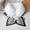White, variant on Bmisegm Women Plush Scarf Scarf Warm Wool Imitation Scarf Artificial Wool ScarfScarf for Women Winter White One Size