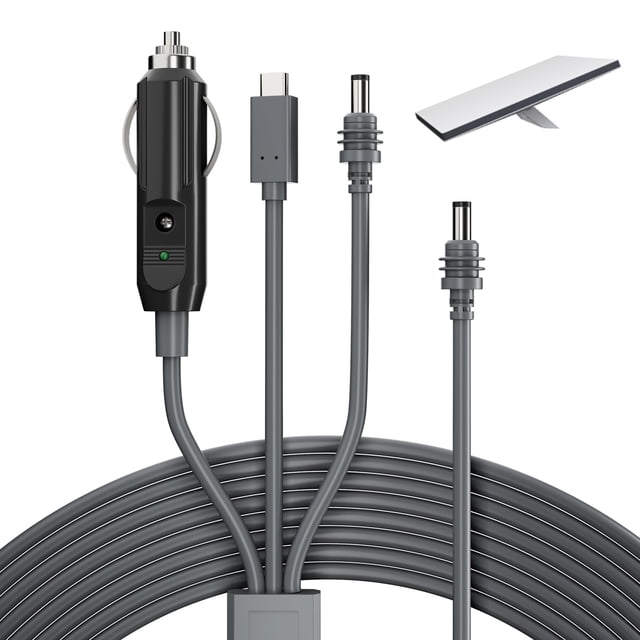 Cable de alimentación EAZUSE Starlink Mini 3 en 1 DC 10 pies 100 W+ USB-C