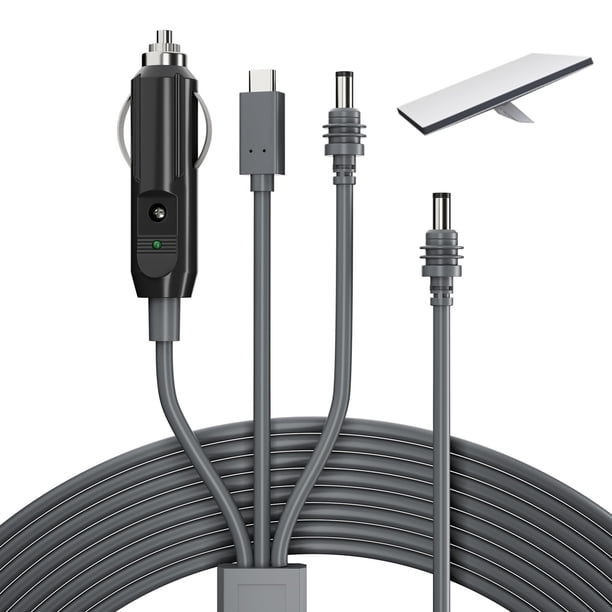 Cable de alimentación EAZUSE Starlink Mini 3 en 1 DC 10 pies 100 W+ USB-C