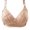 Complexion, variant on Full Coverage Wireless Lace Embroidery Bra Non Padded Soft Cup Comfort Support Adjustable Straps Floral Design