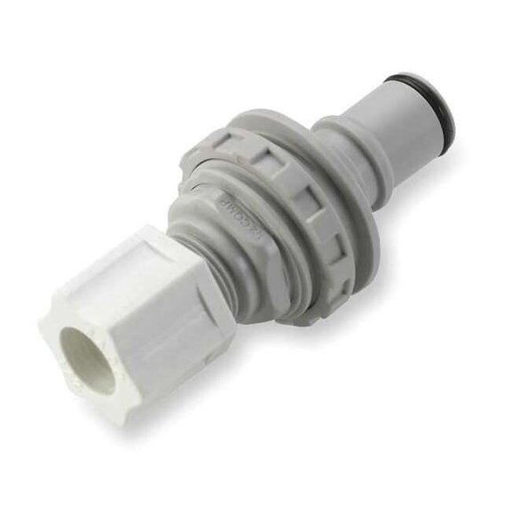 Colder 1/2" x 1/4" Tube Panel Mount Insert NS6D40008