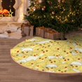 thumbnail image 5 of Fotbe Baby Chicks Pattern Christmas Tree Skirt, Tree Skirts Plush Christmas Decorations, Christmas Tree Skirts Xmas Decorations Holiday Party Decor-36", 5 of 6