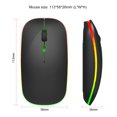 thumbnail image 3 of Mistaha M40 Ultra-thin Wireless Mouse 2.4G Rechargeable Wireless Silent Mouse Ergonomic Design 3 Adjustable DPI, 3 of 8