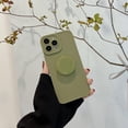 thumbnail image 2 of Case for iPhone 12 Pro Case Silicone Women with Ring Stand Holder Kickstand, Girl Cute Gel Rubber Protective Phone Case Cover 6.1 inch (Green), 2 of 12