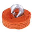 thumbnail image 1 of Ganchos de correa de tracción de remolque de 4m de 3 toneladas para coche, ganchos de recuperación de carretera de gran resistencia, naranja Feliz Sencillez, 1 of 5