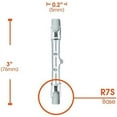 thumbnail image 3 of shiyou-J-Base 75W T3 Halogen 78MM Bulbs Double Ended RSC Base, 500 Lumens, 130V, 2700K Soft White, T3 Bulb Dimmable, (6 Pack), 3 of 4