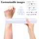 thumbnail image 5 of 20 piezas de pulseras de bofetadas de PVC blanco | Pulseras blancas de bricolaje para niños | Suministros para manualidades de doble cara | Bandas de graffiti hechas a mano | Regalos de Artes, 5 of 5