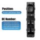 thumbnail image 5 of 15883429 Car Front Driver Side Window Lift Switch with Folding Mirrors for H2 2005-2007, 5 of 5