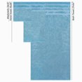 thumbnail image 3 of American Soft Linen Ensemble de 3 Pcs, Serviettes en Coton Turc 100 % Véritable de Qualité Supérieure et de Luxe - Bleu Ciel, 3 of 3