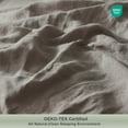 thumbnail image 3 of TOSMO 100% Linen Duvet Cover Set with Button Closure, 3 Pieces (1 Duvet Cover with 2 Pillowcases), Soft Breathable Durable Farmhouse Bedding, 3 of 6