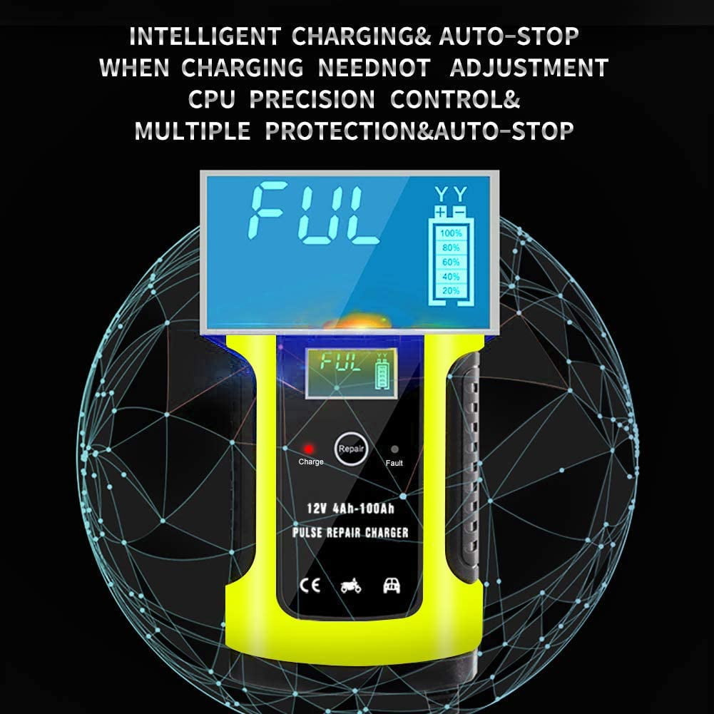 Ailawuu 5 Amp 12V Fully Automatic Automotive Battery Charger