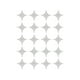 thumbnail image 1 of 20 piezas 10 pulgadas globo de papel de aluminio pequeño globo Shuriken suministros para fiestas globos decorativos (plata), 1 of 6