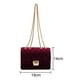 thumbnail image 2 of Bolso de hombro para mujer, bolso de mano de moda, bolso cruzado de diseñador con correa de cadenaClaret:;:;, 2 of 5