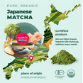 thumbnail image 3 of Aprika Life Japanese Ceremonial Matcha Green Tea Powder USDA & JAS Organic Premium, First Harvest from Japan 500g / 1.1 lbs, 3 of 9