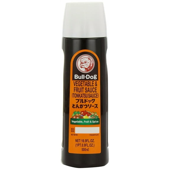 Tonkatsu Sauce (Vegetable and Fruit Sauce) - 16.9oz by Bull-Dog.