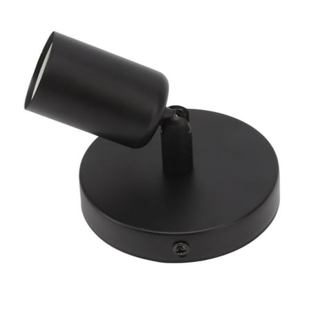 

E26 E27 Wall Lamp Holder Modern Simple Wall Lamp Base for Bedroom Living Room Showcase 85265V Black
