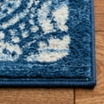 thumbnail image 3 of SAFAVIEH Martha Stewart Nazca Floral Area Rug, Navy/Creme, 6'7" x 6'7" Square, 3 of 7